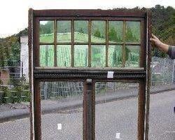 Holzfenster Nr.: F_10, Jugendstil